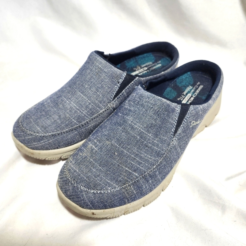 Skechers Easy Going Shore Things Slip-On Sneaker Navy Size 10